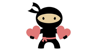 45 min Art Lesson - Valentine Ninja Love